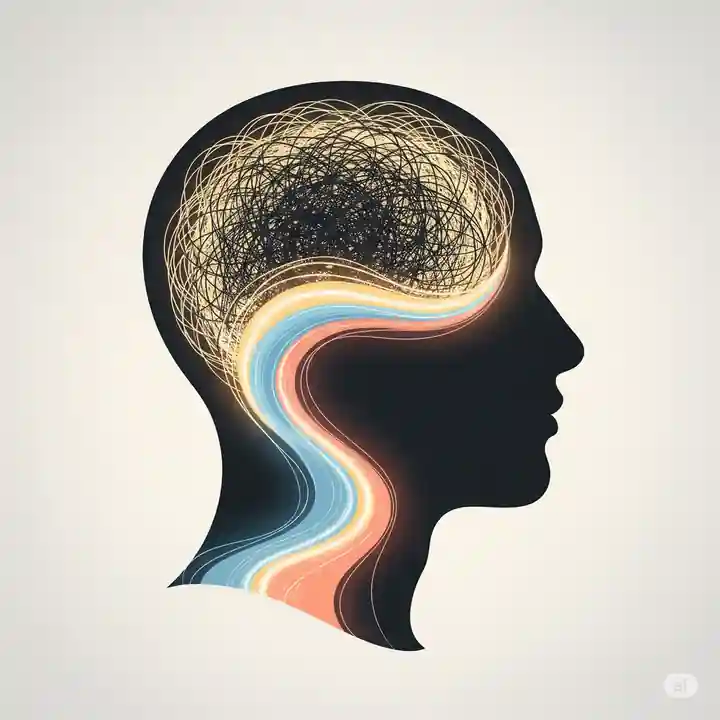 A person thoughtfully looking out a window